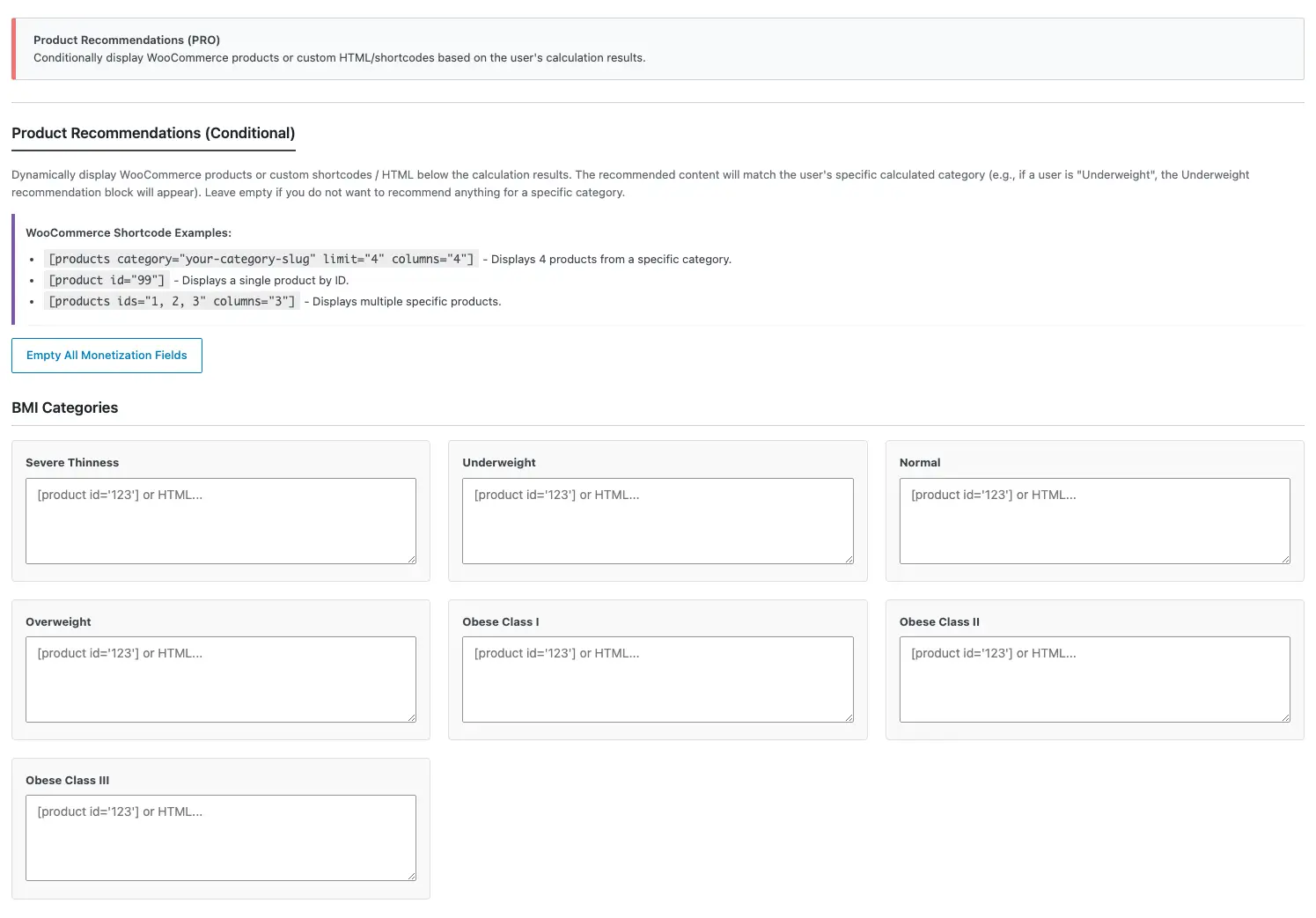WooCommerce product recommendations preview