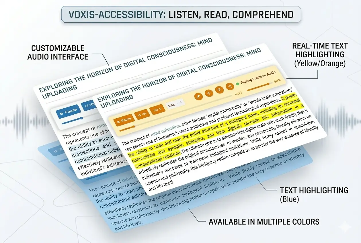 Voxis Accessibility & Audio Summarizer PRO Preview