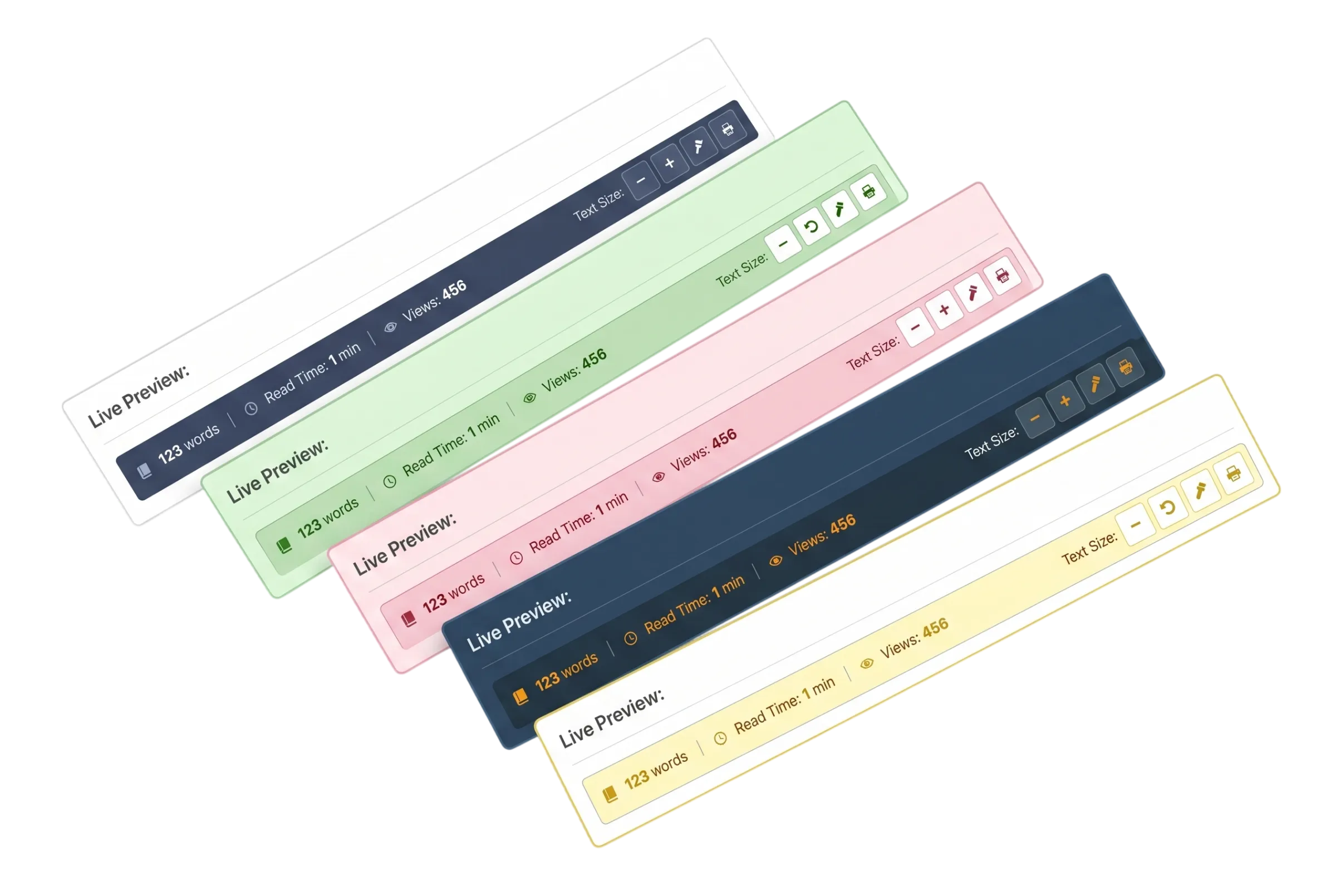 WRT Reading Tools Toolbar Preview